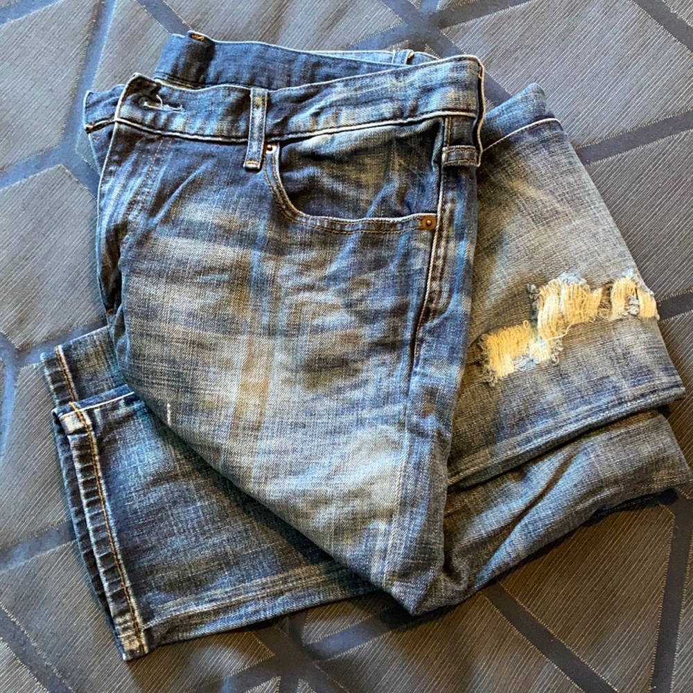 Uniqlo slim boyfriend jeans